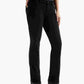 Calça jeans feminina Lucky Brand, jeans clássico, estilo relaxado, preta, tamanho 6