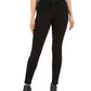Calças jegging femininas de cintura alta e ajuste curvilíneo, pretas, tamanho 10, da Style &amp; Co