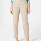 Calça feminina Charter Club Slim Fit, bege, tamanho 8