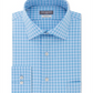 Camisa social masculina Van Heusen de ajuste regular, azul, tamanho 16