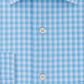 Camisa social masculina Van Heusen de ajuste regular, azul, tamanho 16