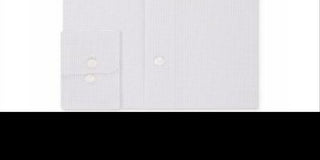 Camisa social Calvin Klein Classic Regular Fit Masculina, sem passar, com elastano, roxa, tamanho 16,5 x 34 x 35