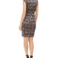 Vestido de coquetel feminino Jessica Howard sem mangas acima do joelho, preto, tamanho 12