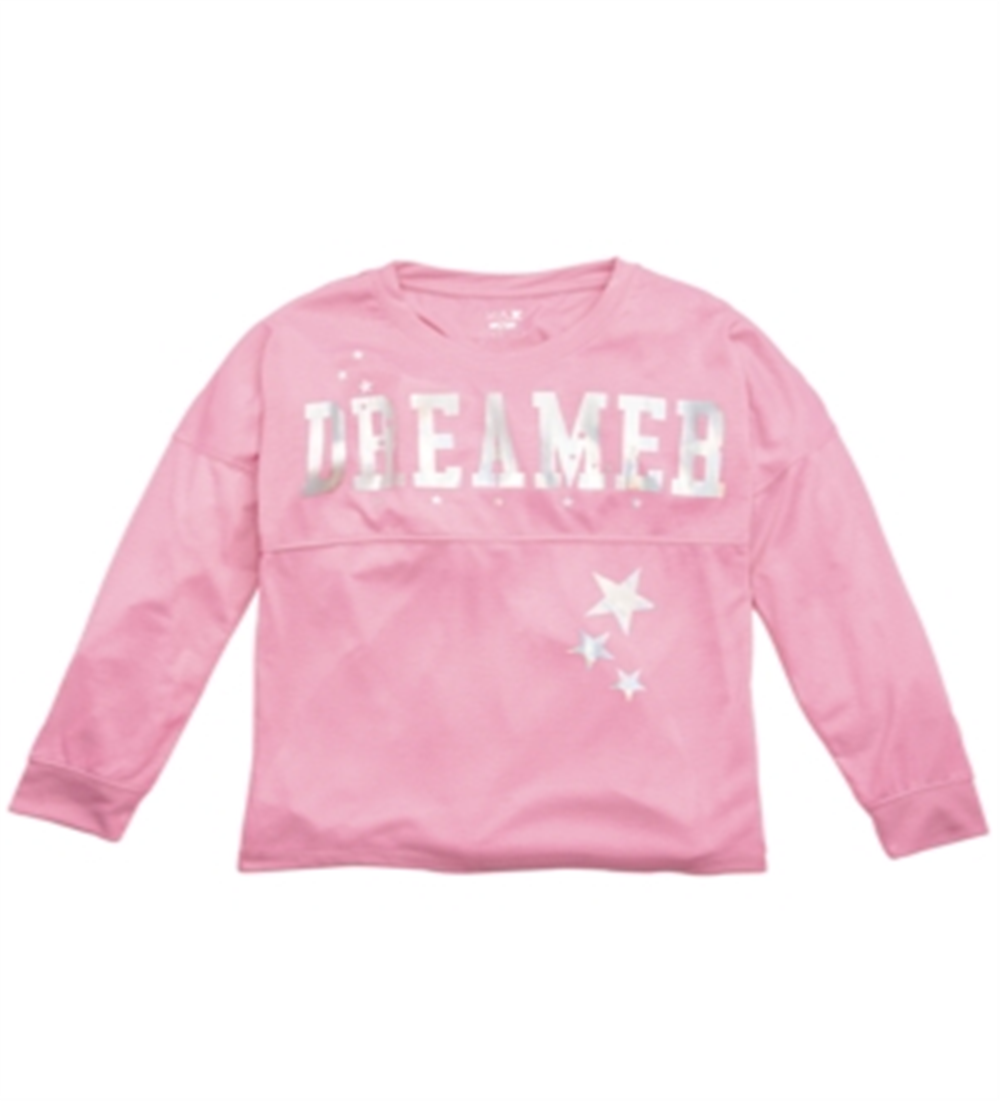 Pijama estampado Dreamer para meninas Max &amp; Olivia Little &amp; Big, rosa, tamanho médio