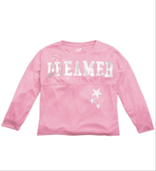 Pijama estampado Dreamer para meninas Max &amp; Olivia Little &amp; Big, rosa, tamanho médio