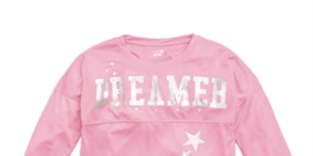 Pijama estampado Dreamer para meninas Max &amp; Olivia Little &amp; Big, rosa, tamanho médio