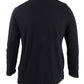 Blusa feminina estampada com mangas bufantes e abas estilo &amp; co, preta, tamanho pequeno P