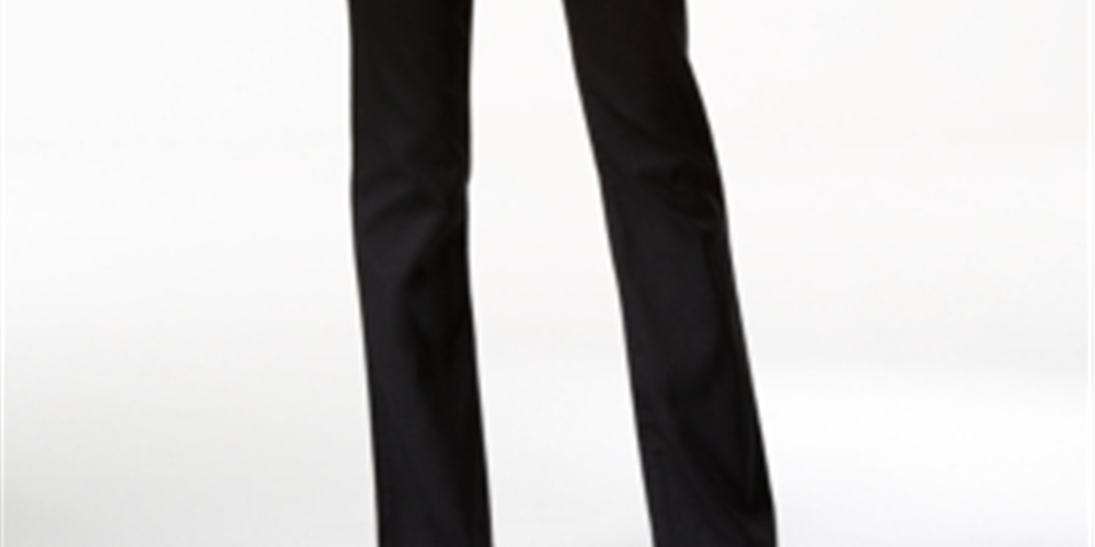 Jeans Bootcut Feminino Style &amp; Co Cintura Média Preto Tamanho 12S