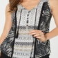 Blusa feminina estampada mista Style &amp; Co preta, vários tamanhos PP