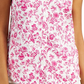 Camisa sem mangas com estampa Toile para mulheres Charter Club, combinação formal rosa, tamanho 14