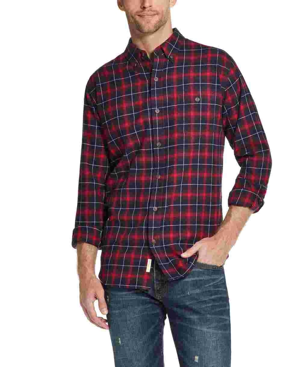 Camisa social masculina vintage à prova de intempéries, xadrez, com gola xadrez, ajuste clássico, de algodão, tamanho XX-G