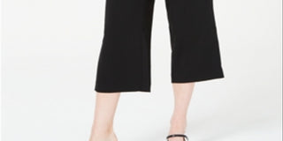 Calça Capri Feminina Alfani Preta Tamanho Pequeno Pequeno