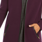 Cardigan feminino Charter Club Milano de algodão com frente aberta, roxo, tamanho extrapequeno