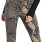 Calça jeans skinny Guess Samara com estampa de cobra bege, tamanho 24, feminina
