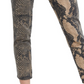 Calça jeans skinny Guess Samara com estampa de cobra bege, tamanho 24, feminina