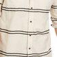 Camisa listrada masculina Sun + Stone Ivan bege tamanho XX-G