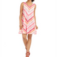 Vestido rodado sem mangas estampado feminino Style &amp; Co, rosa, tamanho pequeno
