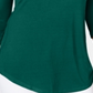 JM Collection Blusa feminina com ombros descobertos, verde, tamanho pequeno G