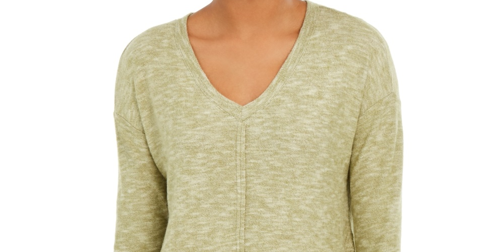 Túnica feminina estilo camadas verde tamanho extragrande