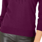 Suéter feminino Thalia Sodi com ombros descobertos, roxo, tamanho grande