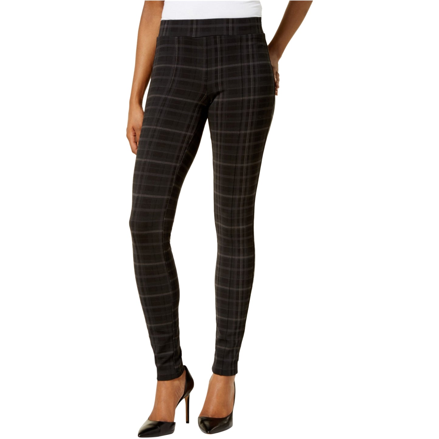 Leggings casuais femininas Style &amp; Co Comfort Waist, pretas, tamanho pequeno G
