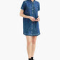 Vestido camisa jeans feminino Levi's azul tamanho grande