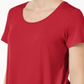 Blusa feminina com bainha curta e estampa floral JM Collection, rosa, tamanho pequeno G