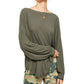 Blusa Shimmy Shake Feminina Free People Verde Tamanho Médio