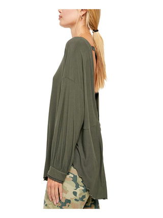 Blusa Shimmy Shake Feminina Free People Verde Tamanho Médio
