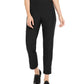 Calça Eileen Fisher Feminina Slim Zip Tornozelo Malha Preta Tamanho Médio