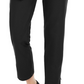 Calça Eileen Fisher Feminina Slim Zip Tornozelo Malha Preta Tamanho Médio