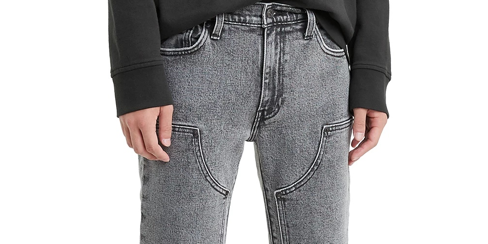 Calça Jeans Levi's Masculina Coleção Limitada 511 Slim-Fit Reforçada Preta Tamanho 32X30