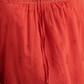 Blusa camponesa com ilhós bordados Cora Pintuck da Lucky Brand, tamanho médio, vermelha