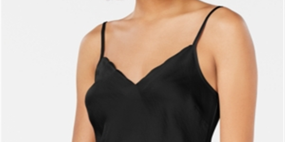 Pijama feminino com decote recortado INC International Concepts, cor bege, tamanho P