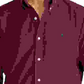 Camisa Ralph Lauren Masculina Classic Fit Veludo Cotelê Vermelha Tamanho X-S