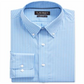 Camisa social masculina Ralph Lauren Slim Fit xadrez azul, sem passar, tamanho 15x32-33