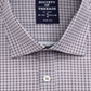 Camisa social masculina slim fit com gola xadrez da SOCIETY of THREADS, preta, tamanho GG17,5x34-35