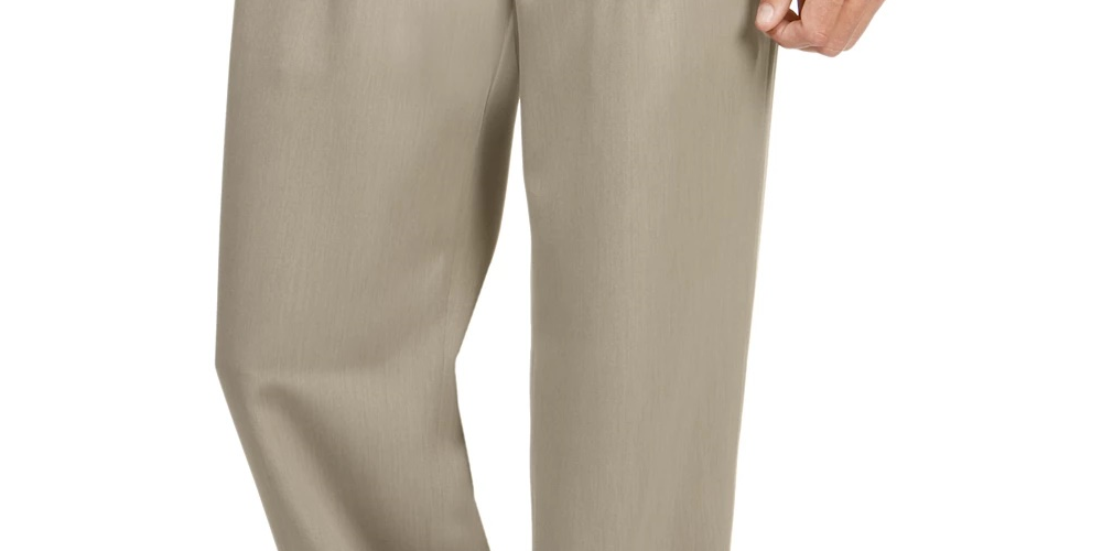 Calça Perry Ellis Masculina Bege com Botões 36 X 32 Branca Tamanho 36X32
