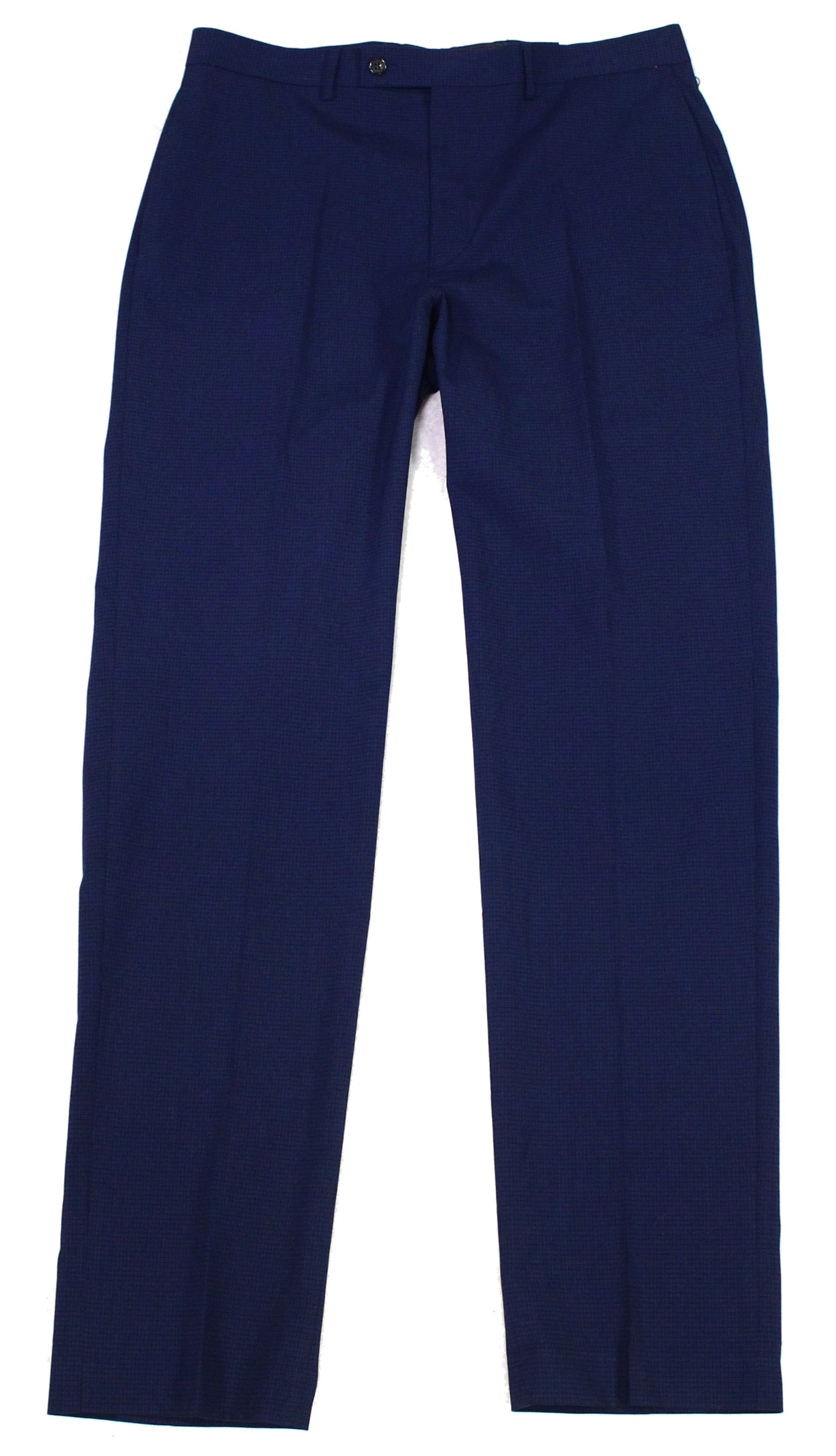 Calça social Ralph Lauren Classic Fit UltraFlex Stretch Mini-Grid Masculina Azul Marinho Tamanho 34