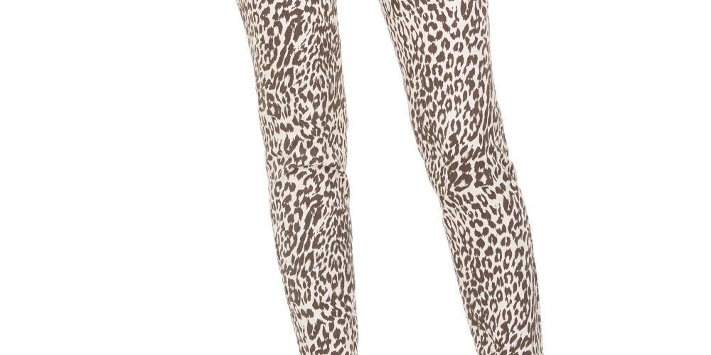 Calça jeans skinny feminina curvilínea estampada estilo &amp; co, Rustcopper, tamanho 18