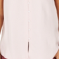Blusa feminina estilo &amp; co com botões e mangas bufantes, rosa, tamanho grande