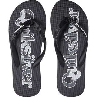 Quiksilver Men's Molokai Wordmark Flip-Flops Black Size 12