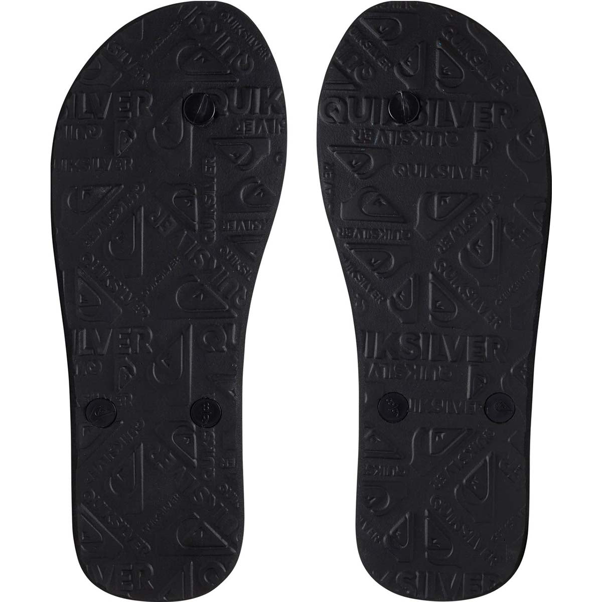 Chinelos Quiksilver Molokai Wordmark Masculinos Pretos Tamanho 12