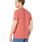 Camiseta masculina de linho Henley da Lucky Brand, vermelha, tamanho grande