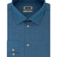 Camisa social masculina Kenneth Cole Slim Fit lisa azul turva tamanho M