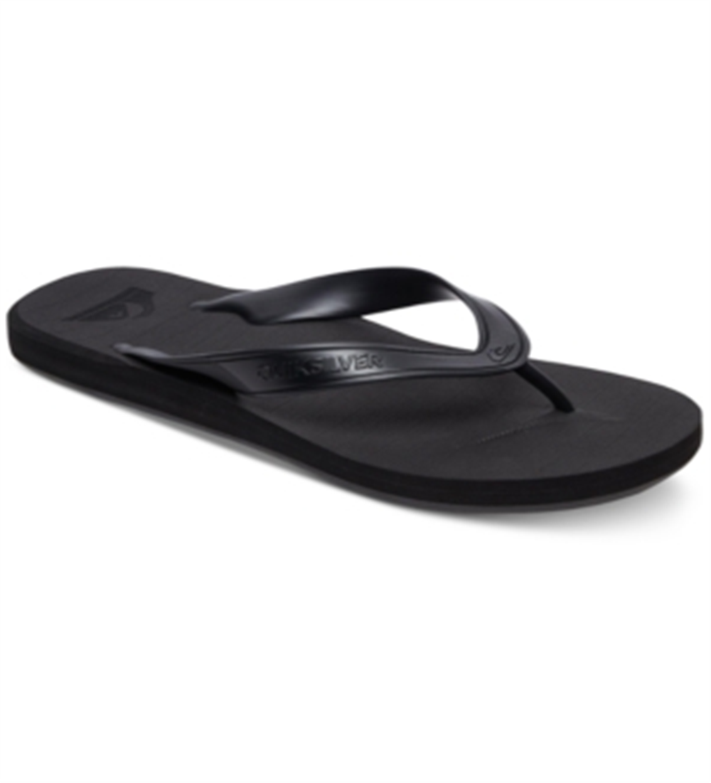 Chinelos Carver Masculinos Quiksilver Pretos Tamanho 14 M