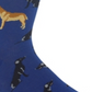 Meias masculinas Hot Sox Labrador Novelty Crew azuis tamanho 10-13