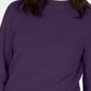Karen Scott Suéter Feminino com Zíper nas Costas e Gola Simulada Roxo Tamanho XS