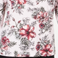Karen Scott Blusa feminina estampada com decote redondo e estampa floral rosa tamanho pequeno GG