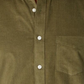 Camisa social masculina com gola clássica Club Room, verde, tamanho pequeno